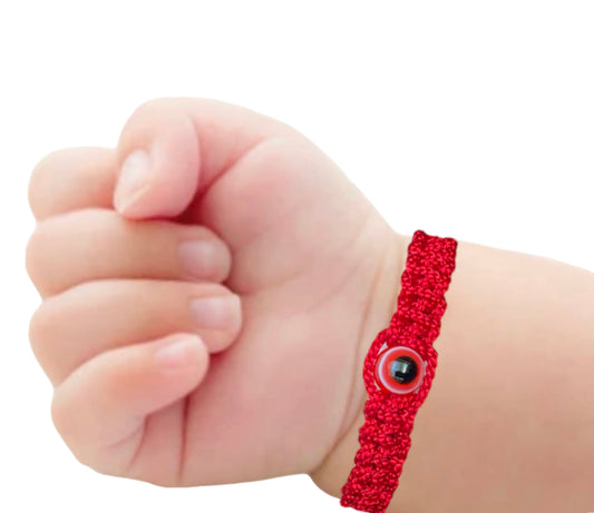 red baby bracelet for the red evil eye