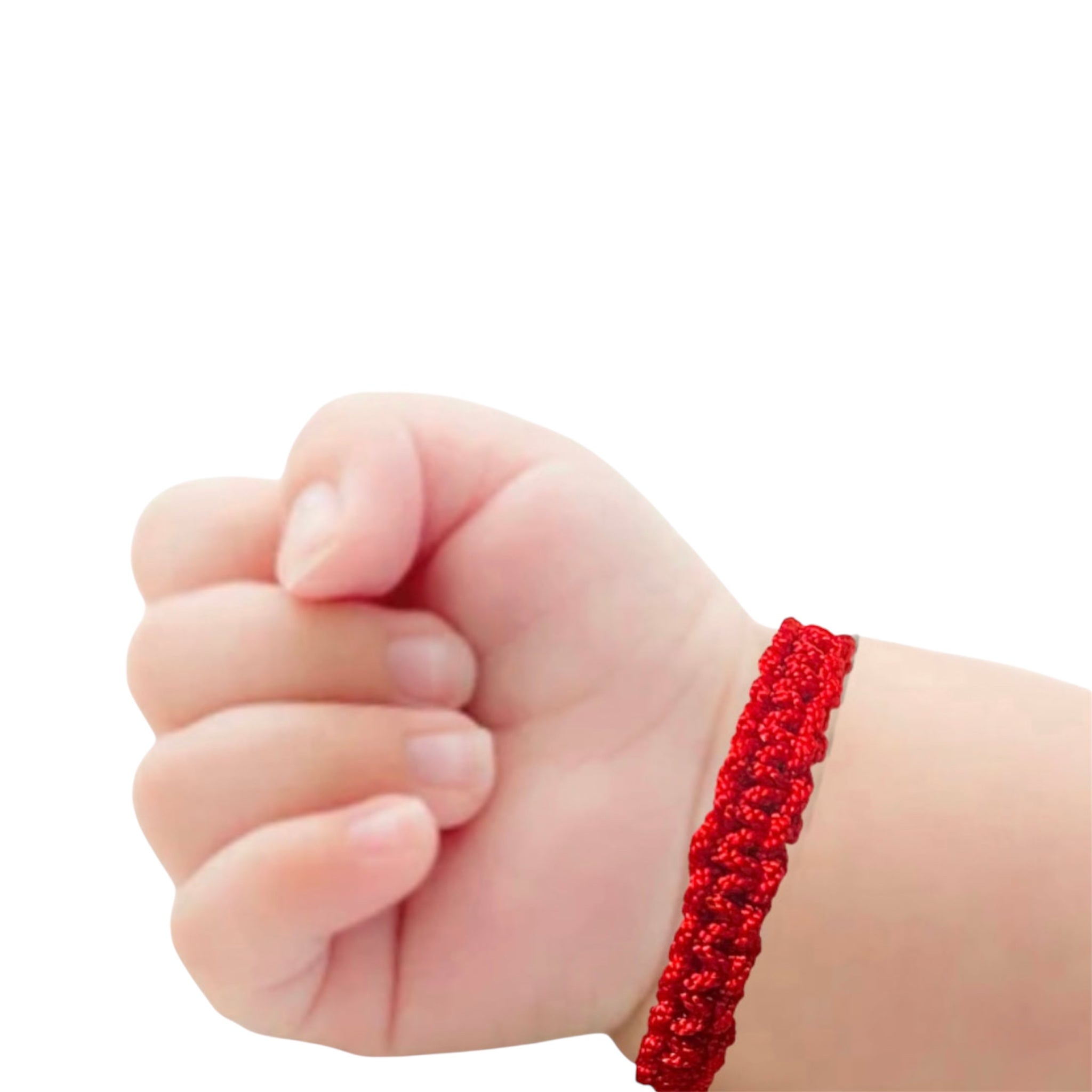 Red baby bracelet for the evil eye