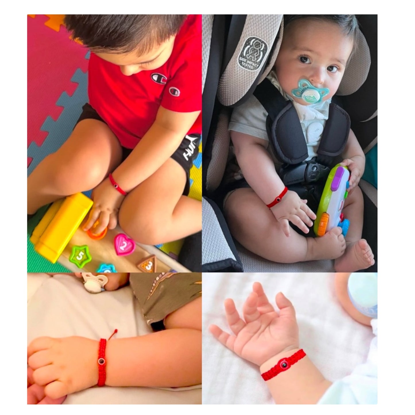 Pulsera Bebé Roja para el Mal de Ojo | Protección | Liamlove
