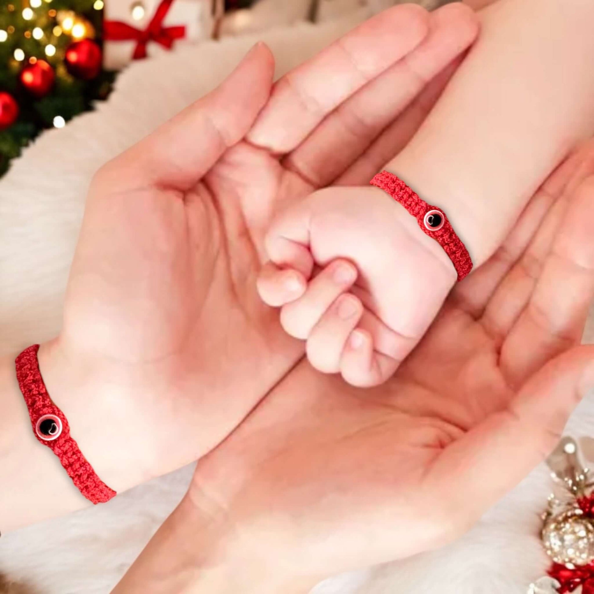 Red Evil Eye Bracelet – Protection for Mom & Baby